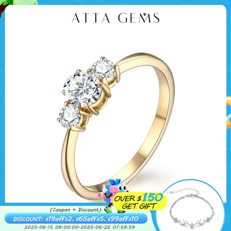 ATTAGEMS D Color Oval Cut Moissanite Ring Three Diamonds S925 Sterling Silver White Gold Jewelry Engagement Wedding Gift for Her
ATTAGEMS D Color Oval Cut Moissanite Ring Three Diamonds S925 Sterling Silver White Gold Jewelry Engagement Wedding Gift for Her