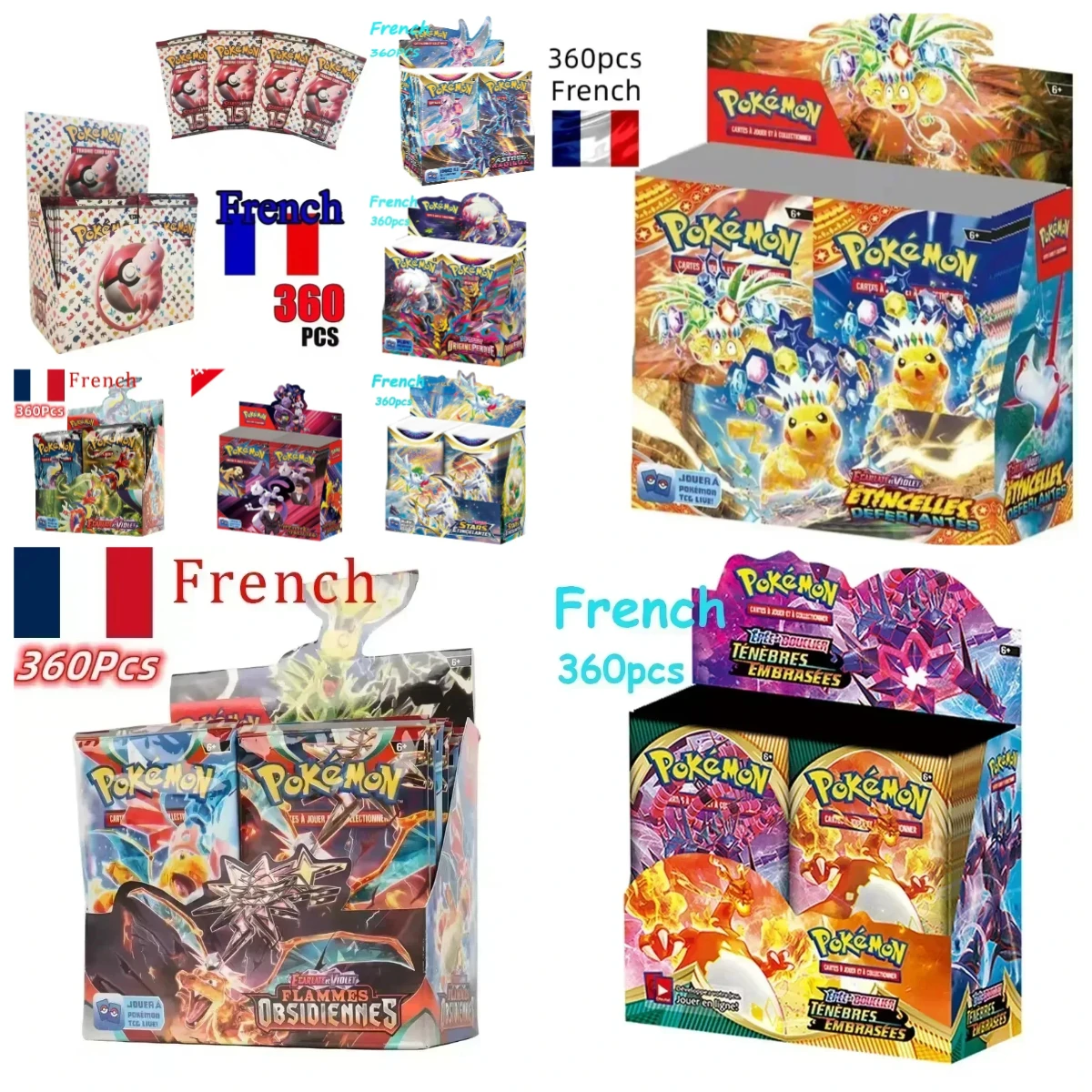 ✔360P French Pokémon TCG: Ecarlet & Violet Etsncelles Astral Radiance Obsidian Flames Booster Box Pokemon Cards Game 36 Pack Box
✔360P French Pokémon TCG: Ecarlet & Violet Etsncelles Astral Radiance Obsidian Flames Booster Box Pokemon Cards Game 36 Pack Box