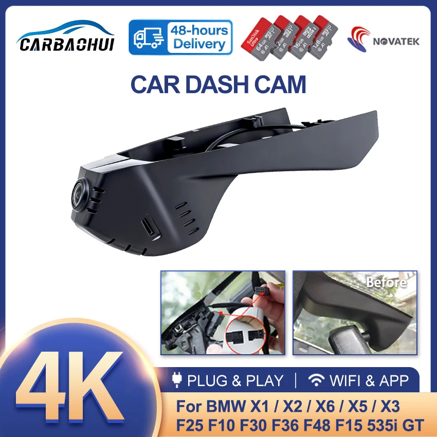 4K HD Wi-Fi Автомобильный видеорегистратор для BMW F06 F07 F10 F11 F15 F16 F20 F21 F25 F26 F30 F31 F32 F36 F45 F48 F80 F82 F85 2013-2021
4K HD Wi-Fi Автомобильный видеорегистратор для BMW F06 F07 F10 F11 F15 F16 F20 F21 F25 F26 F30 F31 F32 F36 F45 F48 F80 F82 F85 2013-2021