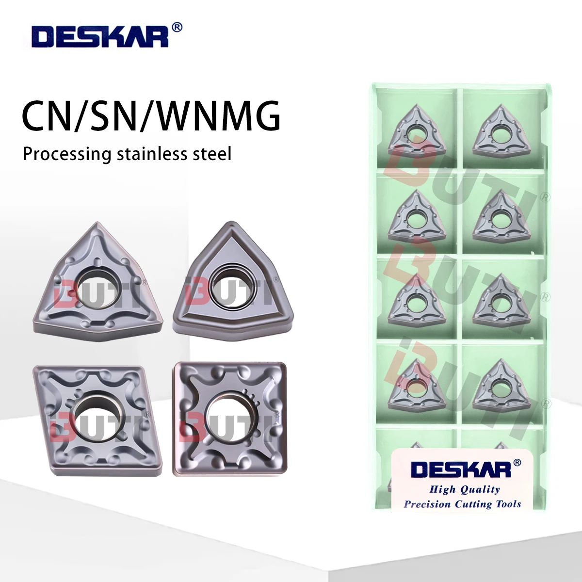 DESKAR 100% Original CNC Alloy Turning Blade Processing Stainless Steel WNMG080404 WNMG080408 CNMG120408 SNMG120408 MA MS LF6018
DESKAR 100% Original CNC Alloy Turning Blade Processing Stainless Steel WNMG080404 WNMG080408 CNMG120408 SNMG120408 MA MS LF6018
