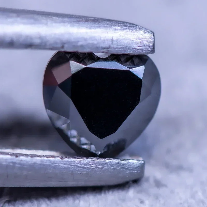 Moissanite Stone Black Color Heart Shape for Pass Diamond Tester Charms Top Jewelry Making Gift with GRA Certificate
Moissanite Stone Black Color Heart Shape for Pass Diamond Tester Charms Top Jewelry Making Gift with GRA Certificate