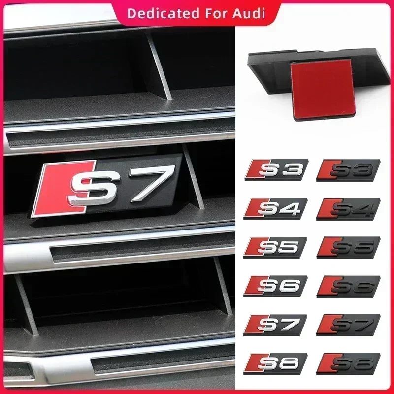 Auto Front Grille Emblem S series Badge Car Body Decoration Sticker for Audi SLine A3 A4 A5 A6 C7 A8 B6 B9 B7 S3 S4 S5 S6 S7 S8
Auto Front Grille Emblem S series Badge Car Body Decoration Sticker for Audi SLine A3 A4 A5 A6 C7 A8 B6 B9 B7 S3 S4 S5 S6 S7 S8