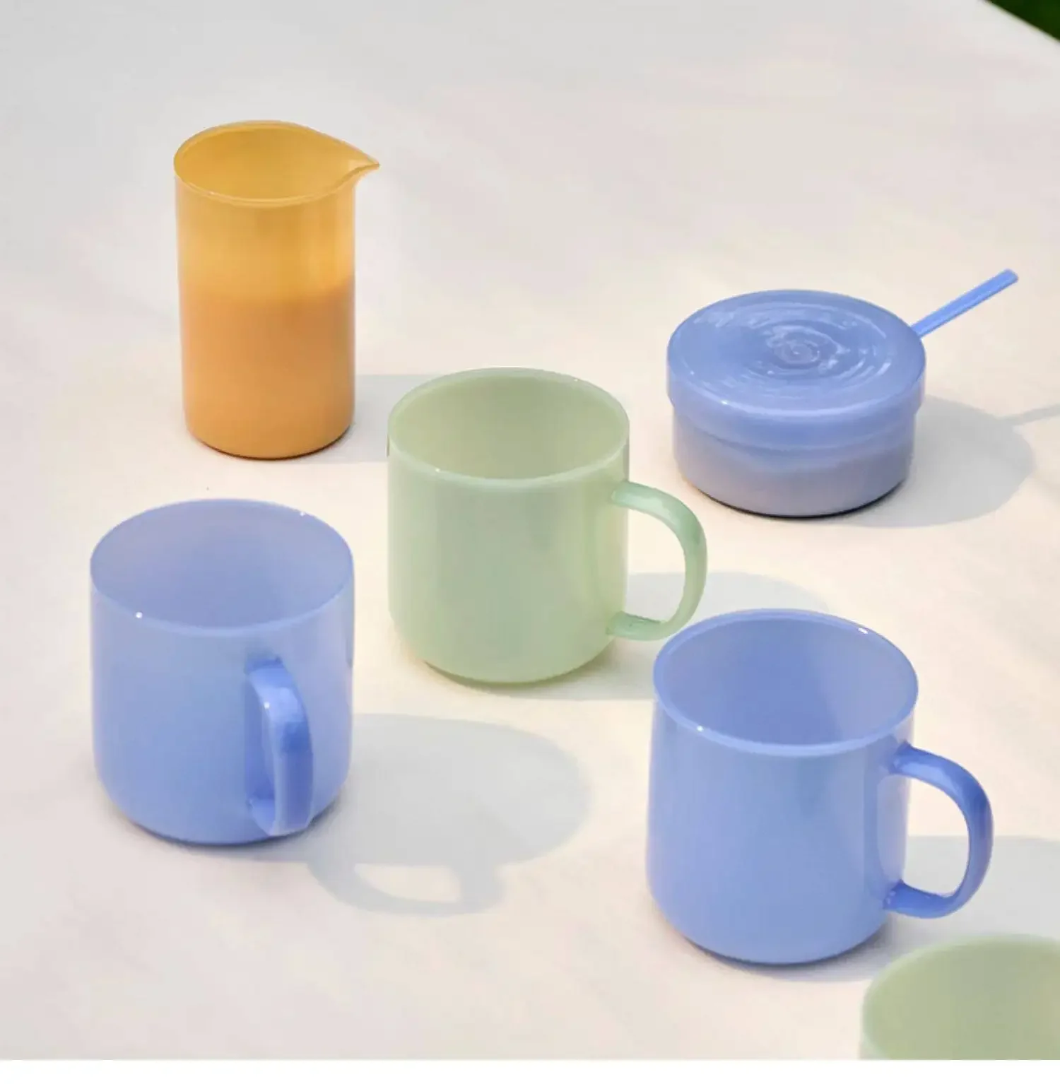Color Jade Glass Borosilicate Heat-resistant Glass Mug with Handle Milk Coffee Glass Goblet Cup Drinkware Barware
Color Jade Glass Borosilicate Heat-resistant Glass Mug with Handle Milk Coffee Glass Goblet Cup Drinkware Barware