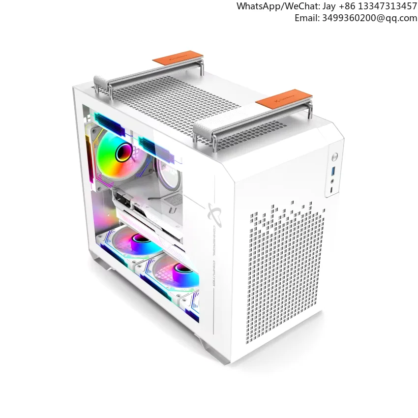 ZeroMaster X300 Full Tower Aluminum Computer Case Tempered Glass Side 240 Water Cooling For M-ATX/ITX Motherboards 4 PCI Slots
ZeroMaster X300 Full Tower Aluminum Computer Case Tempered Glass Side 240 Water Cooling For M-ATX/ITX Motherboards 4 PCI Slots
