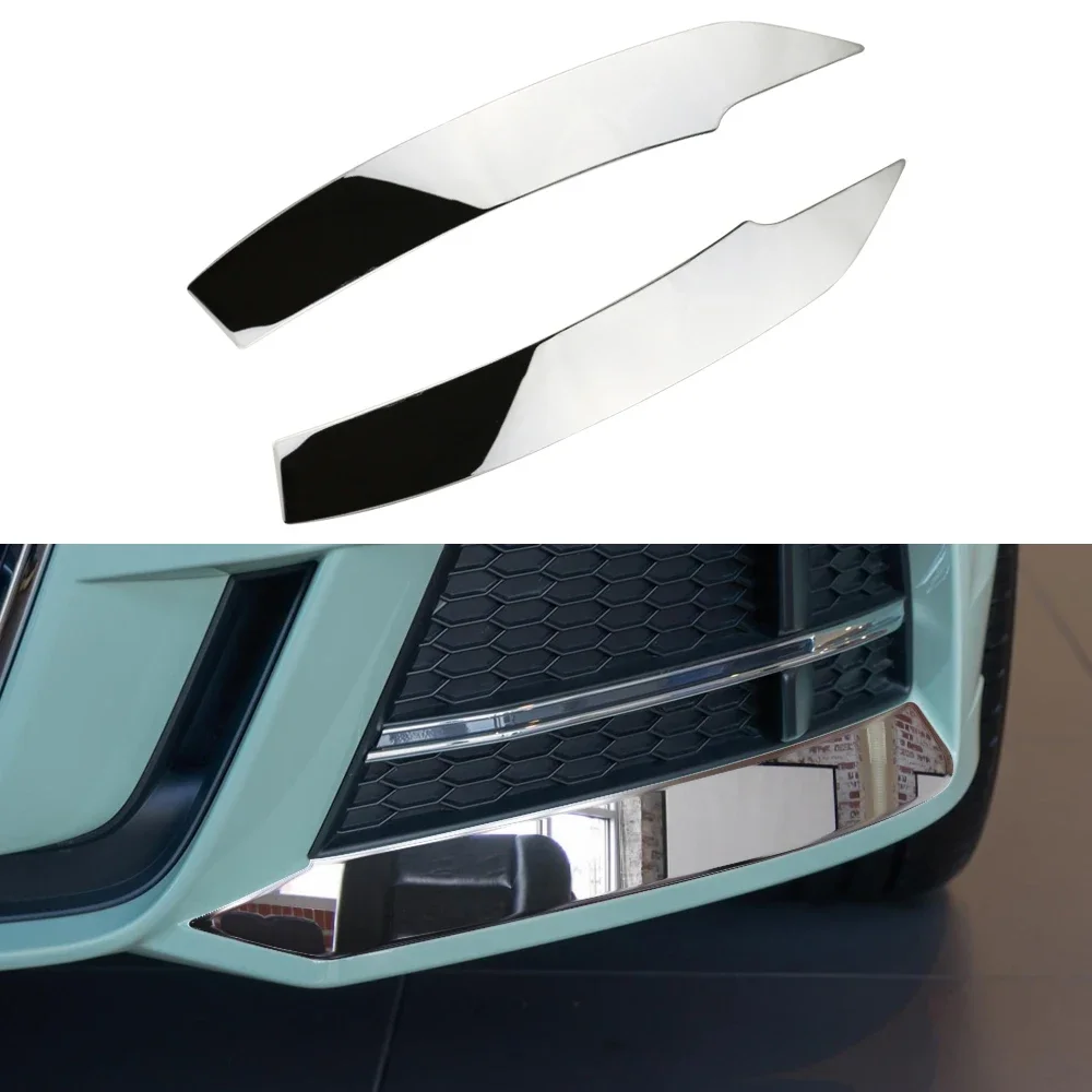 Front Foglight Fog Light Cover Trim for Audi A3 8V 2013 - 2019 Stainless Steel 2Pcs Car Decoration Sticker Accessories
Front Foglight Fog Light Cover Trim for Audi A3 8V 2013 - 2019 Stainless Steel 2Pcs Car Decoration Sticker Accessories
