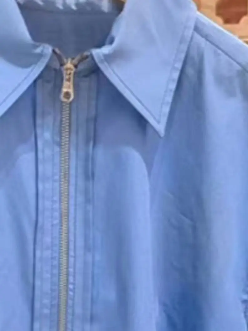 Spring/Summer Women Turn-down Collar Long Sleeve Zipper Solid Shirt Loose Office Fashion Blouse
Spring/Summer Women Turn-down Collar Long Sleeve Zipper Solid Shirt Loose Office Fashion Blouse