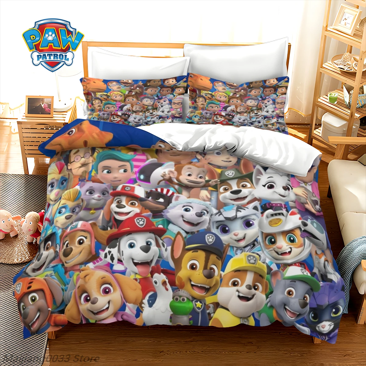 Paw Patrol Kids Bedding Set 3Pcs Duvet Cover Set Cartoon Marshall Chase Quilt Cover Pillowcase Boys Girls Bedroom Decor Gift
Paw Patrol Kids Bedding Set 3Pcs Duvet Cover Set Cartoon Marshall Chase Quilt Cover Pillowcase Boys Girls Bedroom Decor Gift