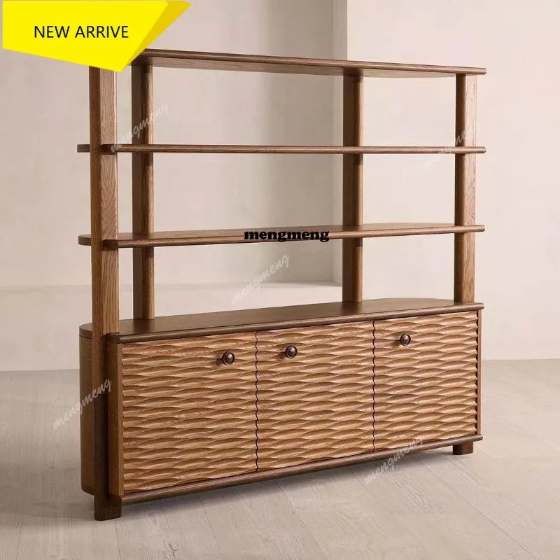 M138 Home Silent Wind Solid Wood Bookshelf Living Room Storage Cabinet Designer Shelf High-end Art Display Shelf
M138 Home Silent Wind Solid Wood Bookshelf Living Room Storage Cabinet Designer Shelf High-end Art Display Shelf