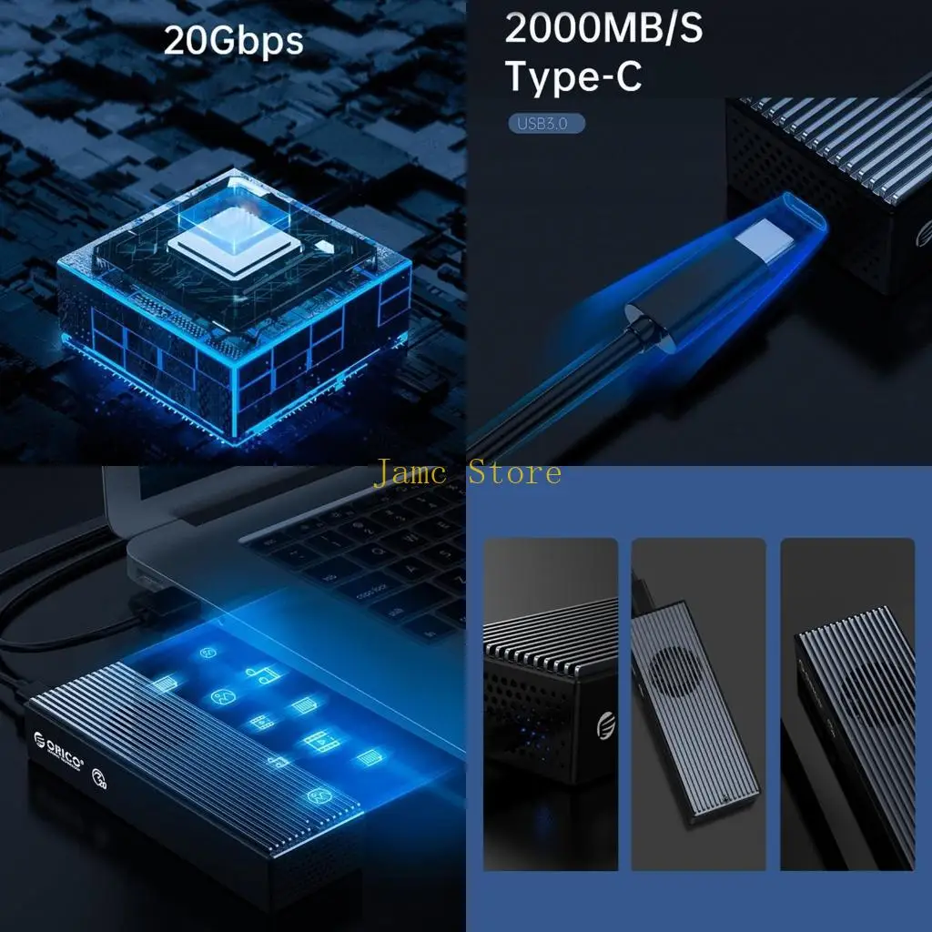 LX0B M.2/NVME Мобильный жесткий диск-коробка превосходное рассеивание тепла M2PVC3-G20 Интерфейс трансмиссии Внешний USB3.2 Gen2
LX0B M.2/NVME Мобильный жесткий диск-коробка превосходное рассеивание тепла M2PVC3-G20 Интерфейс трансмиссии Внешний USB3.2 Gen2