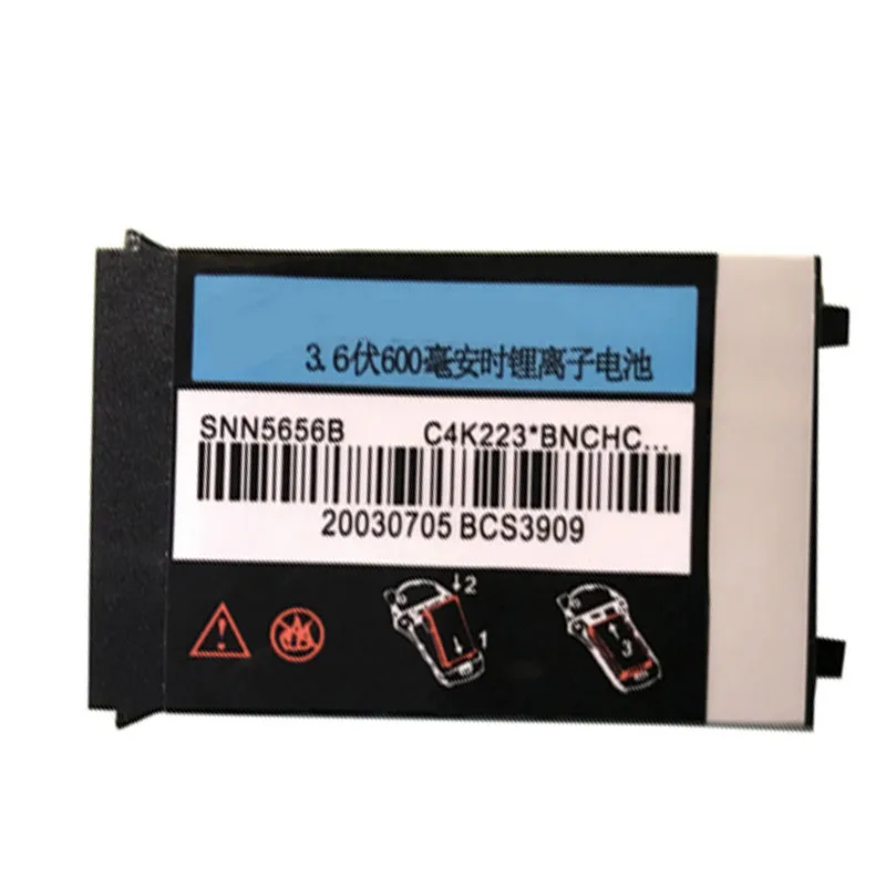 Новый аккумулятор SanErqi SNN5656B для мобильного телефона Motorola V70 SNN5656A, 600 мАч
Новый аккумулятор SanErqi SNN5656B для мобильного телефона Motorola V70 SNN5656A, 600 мАч