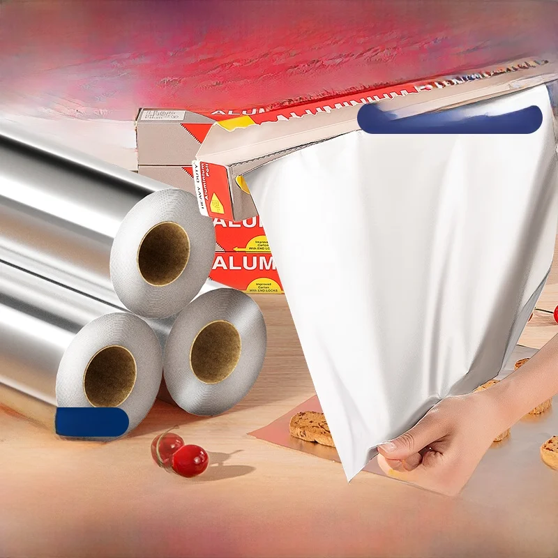 Commercial Food ade Baking Aluminum Foil Paper for Home Use Oven Air Fryer Barbecue Cooking Utensils
Commercial Food ade Baking Aluminum Foil Paper for Home Use Oven Air Fryer Barbecue Cooking Utensils