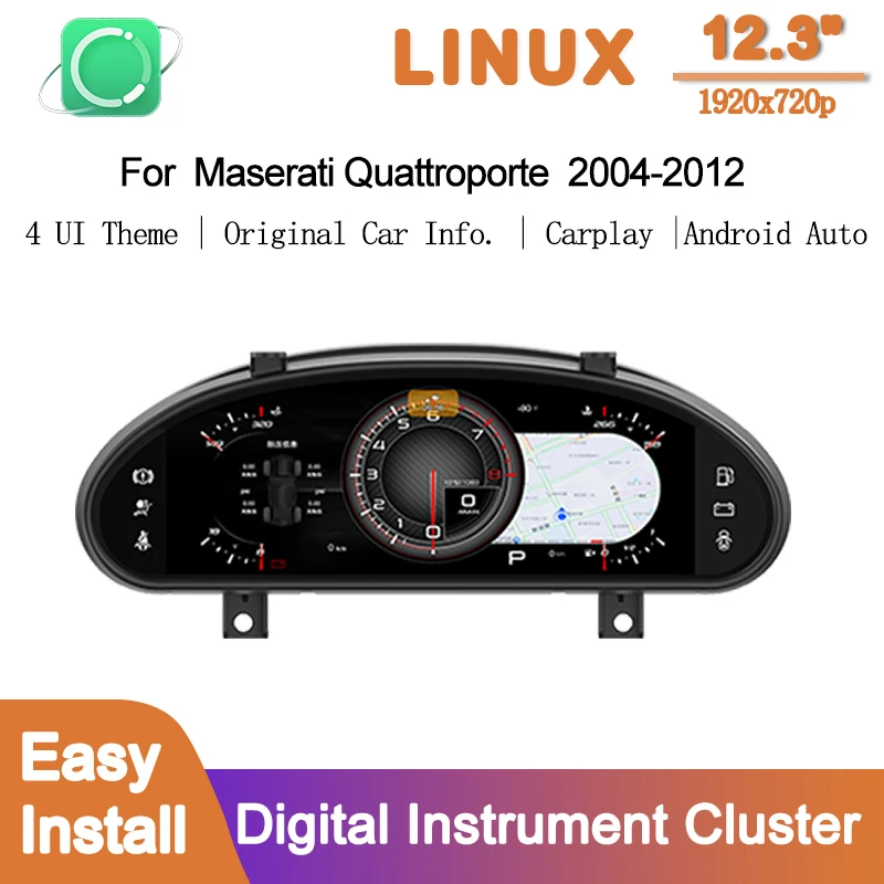 Car Digital Dashboard for Maserati Quattroporte 2004-2012 Lcd Instrument Cluster Panel Cockpit Multiple Ui Speedometer
Car Digital Dashboard for Maserati Quattroporte 2004-2012 Lcd Instrument Cluster Panel Cockpit Multiple Ui Speedometer