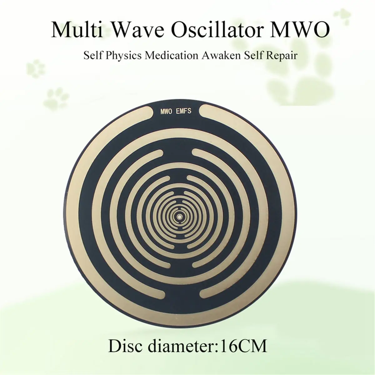 16cm Lakhovsky Multi Wave Oscillator Disc Decoration Home Crafts MWO Gold Plating Disc Black
16cm Lakhovsky Multi Wave Oscillator Disc Decoration Home Crafts MWO Gold Plating Disc Black