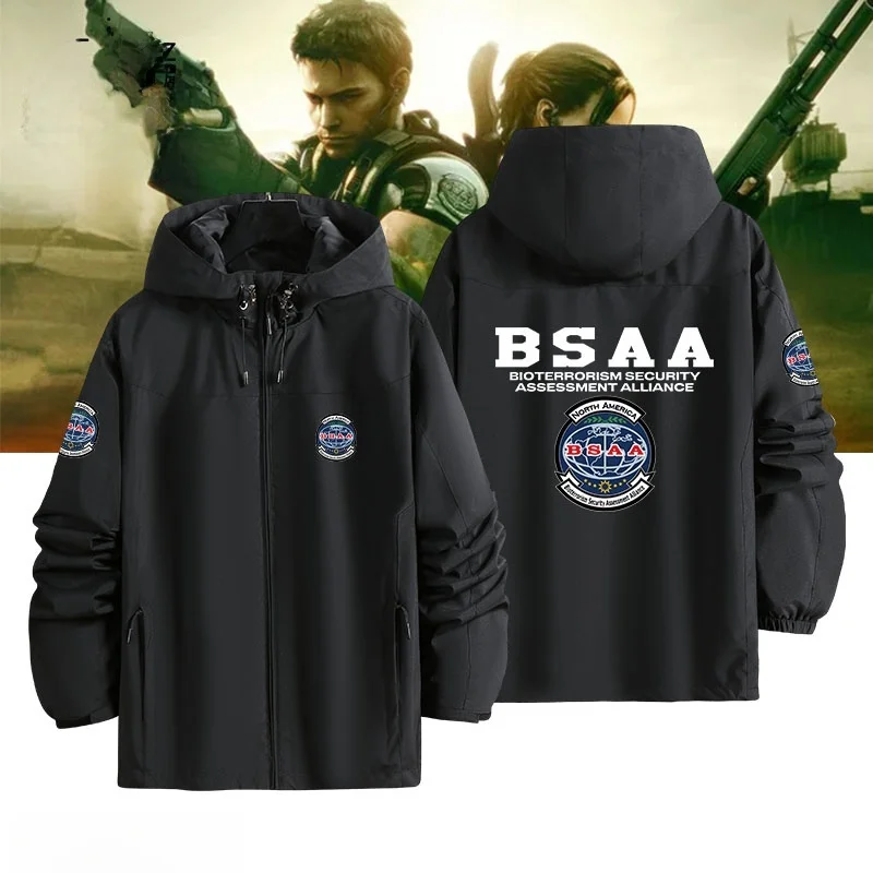 Biohazard Crisis BSAA Bio-Terrorism Se Assment Alliance Organization Jaet Coat Casual Sle Windproof Polyester Fiber
Biohazard Crisis BSAA Bio-Terrorism Se Assment Alliance Organization Jaet Coat Casual Sle Windproof Polyester Fiber