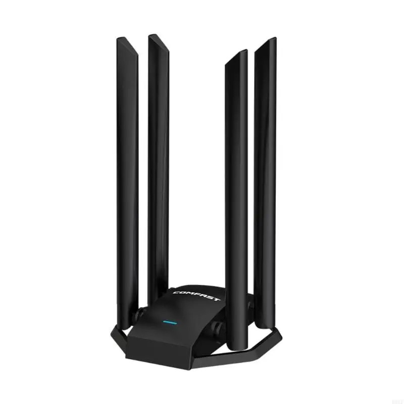 B0KF Wireless WiFi Adapter Usb Card 1300Mbps 2.4G&5GHz CF-WU785AC High-Gain 4x6dbi Antenna Wi-fi Receiver for Desktop
B0KF Wireless WiFi Adapter Usb Card 1300Mbps 2.4G&5GHz CF-WU785AC High-Gain 4x6dbi Antenna Wi-fi Receiver for Desktop