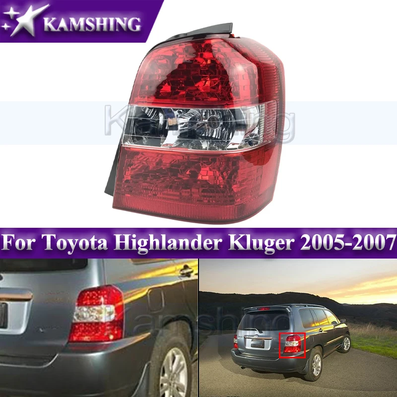 Задний бампер Kamshing для Toyota Highlander Kluger 2005-2007, задний фонарь, задний фонарь, задний стоп-сигнал, сигнальная лампа
Задний бампер Kamshing для Toyota Highlander Kluger 2005-2007, задний фонарь, задний фонарь, задний стоп-сигнал, сигнальная лампа