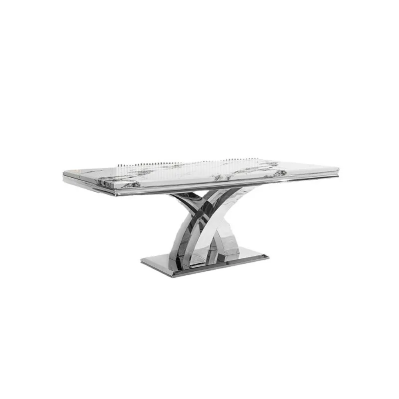Light luxury marble dining table household large apartment villa high-end long table design dining table and chair combination
Light luxury marble dining table household large apartment villa high-end long table design dining table and chair combination