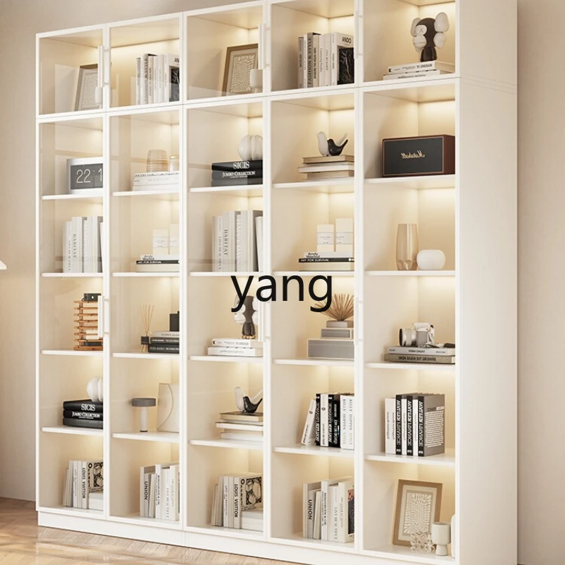 TGF solid wood bookcase glass door home bookshelf modern simple living room custom display cabinet
TGF solid wood bookcase glass door home bookshelf modern simple living room custom display cabinet