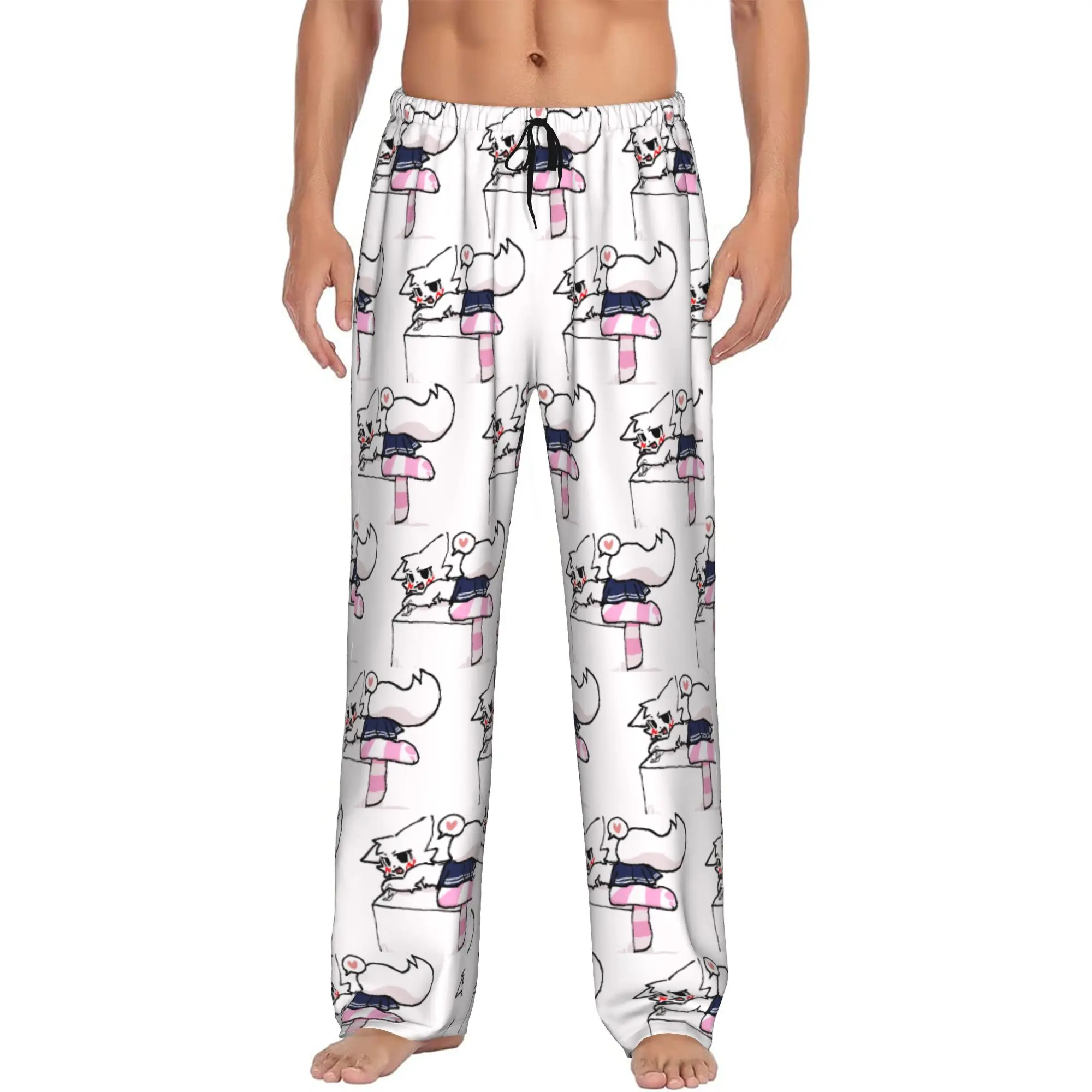 Custom Boykisser Silly Cat Pajama Pants Sleepwear for Men Elastic Waistband Cute Cartoon Sleep Lounge Bottoms with Pockets
Custom Boykisser Silly Cat Pajama Pants Sleepwear for Men Elastic Waistband Cute Cartoon Sleep Lounge Bottoms with Pockets