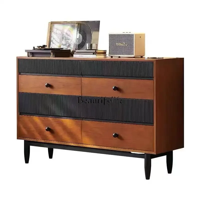 LJY*Medieval solid wood eight-bucket cabinet home living room sofa apartment type bedroom drawer storage locker 
LJY*Medieval solid wood eight-bucket cabinet home living room sofa apartment type bedroom drawer storage locker