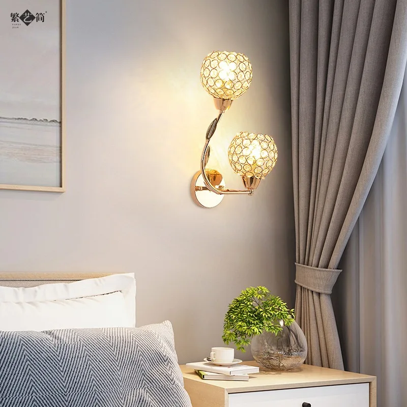Wall Lamp Bedside Lamp Bedroom Living Room Background Wall Light Luxury Led European Stairs Aisle Light
Wall Lamp Bedside Lamp Bedroom Living Room Background Wall Light Luxury Led European Stairs Aisle Light