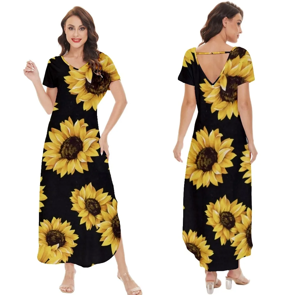 Fashion Summer Maxi Dress Women's Printed Sundress Casual Short Sleeve Vestidos Female High Waist Robe Femme vestido maxi
Fashion Summer Maxi Dress Women's Printed Sundress Casual Short Sleeve Vestidos Female High Waist Robe Femme vestido maxi