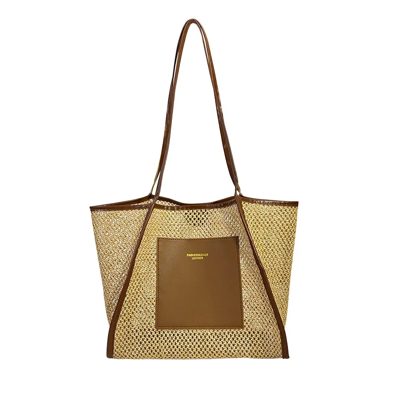 Woven large capacity fashion Korean version handbag 2025 new all-in-one leisure foreign style single shoulder Tote bag
Woven large capacity fashion Korean version handbag 2025 new all-in-one leisure foreign style single shoulder Tote bag