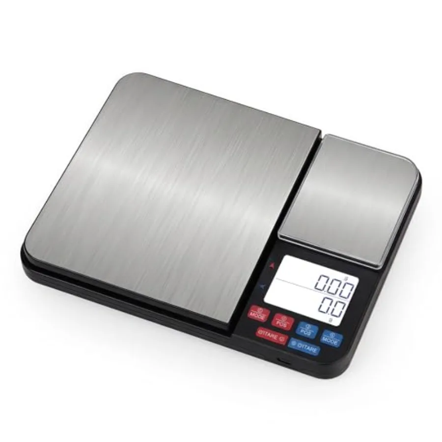 Dual Platform Digital Kitchen Scale, High Precision Food Scale with Tare, Unit Conversion, Backlit Display, USB-C Rechargeable
Dual Platform Digital Kitchen Scale, High Precision Food Scale with Tare, Unit Conversion, Backlit Display, USB-C Rechargeable