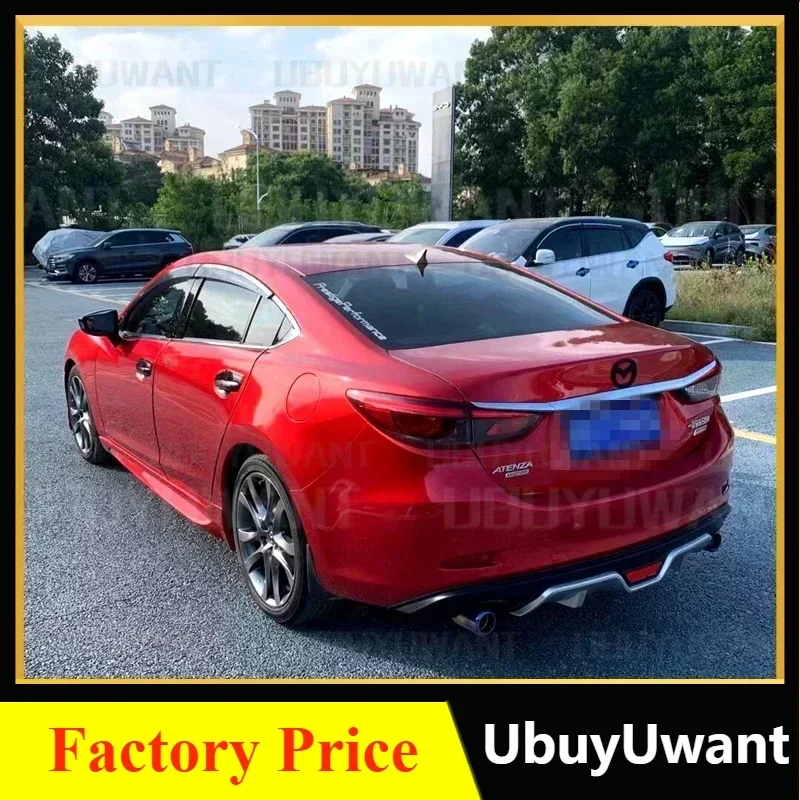 For Mazda 6 Atenza Car Rear Bumper Diffuser Spoiler Lip Splitter Rear Bumper Lip Protector Guard Car-Styling 2017 2017-2021
For Mazda 6 Atenza Car Rear Bumper Diffuser Spoiler Lip Splitter Rear Bumper Lip Protector Guard Car-Styling 2017 2017-2021