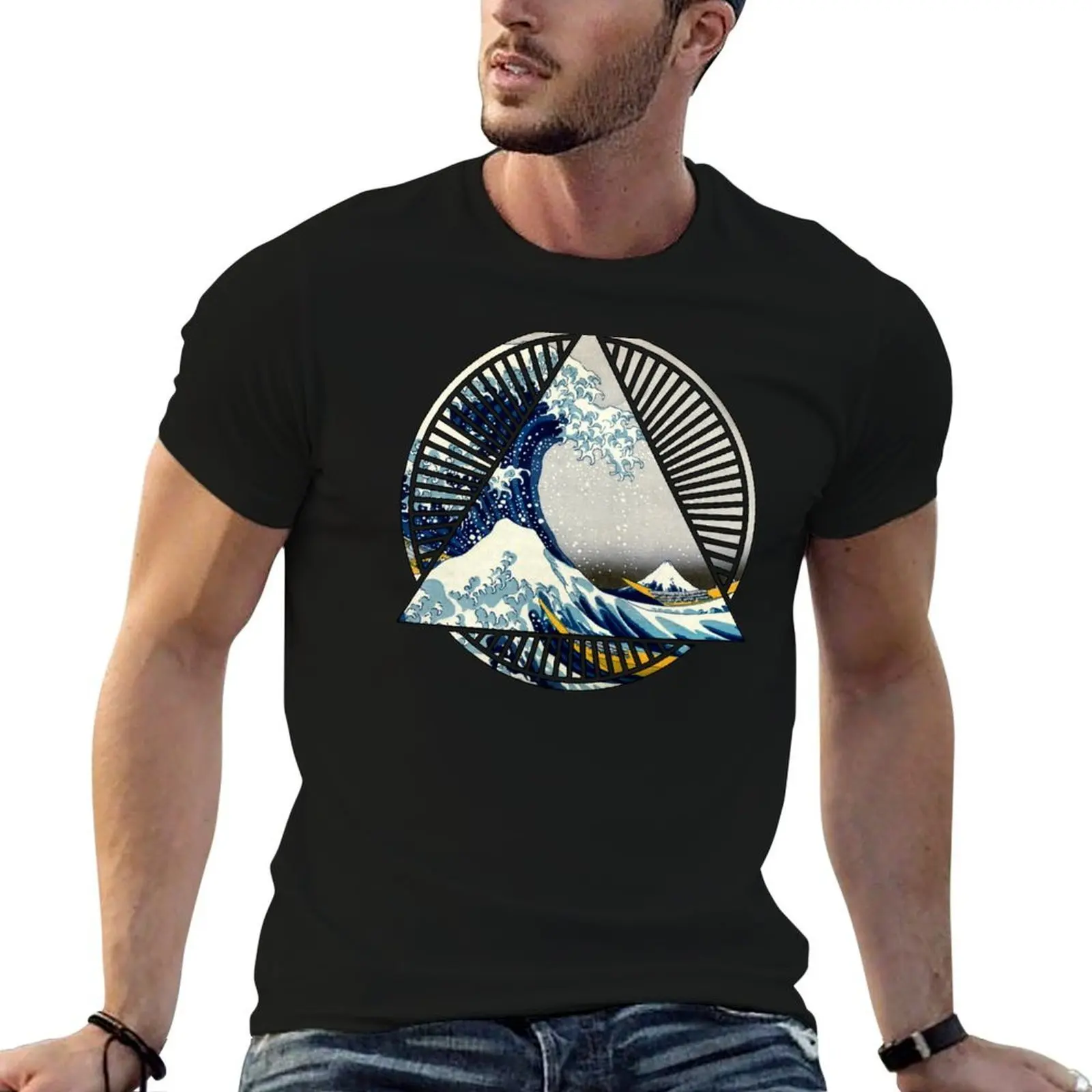 Vintage Hokusai Mount Fuji Great Tsunami Wave Japanese Geometric Manga Shirt T-Shirt t shirt for man 100 percent cotton T-Shirt
Vintage Hokusai Mount Fuji Great Tsunami Wave Japanese Geometric Manga Shirt T-Shirt t shirt for man 100 percent cotton T-Shirt