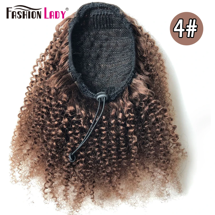 Brown Ponytail Human Hair Drawstring Afro Kinky Curly 4# Remy Brazilian Hair Extensions For Black Women
Brown Ponytail Human Hair Drawstring Afro Kinky Curly 4# Remy Brazilian Hair Extensions For Black Women