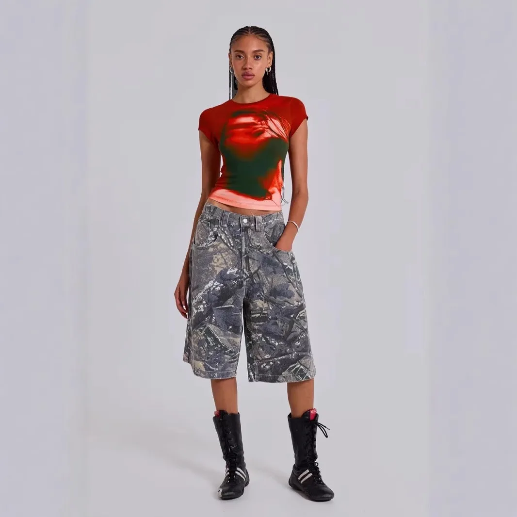 American Style Vintage Street Loose Fit Camouflage Print Casual Straight Leg Jeans Seven-Foot Summer Jeans Low Waist Cotton
American Style Vintage Street Loose Fit Camouflage Print Casual Straight Leg Jeans Seven-Foot Summer Jeans Low Waist Cotton