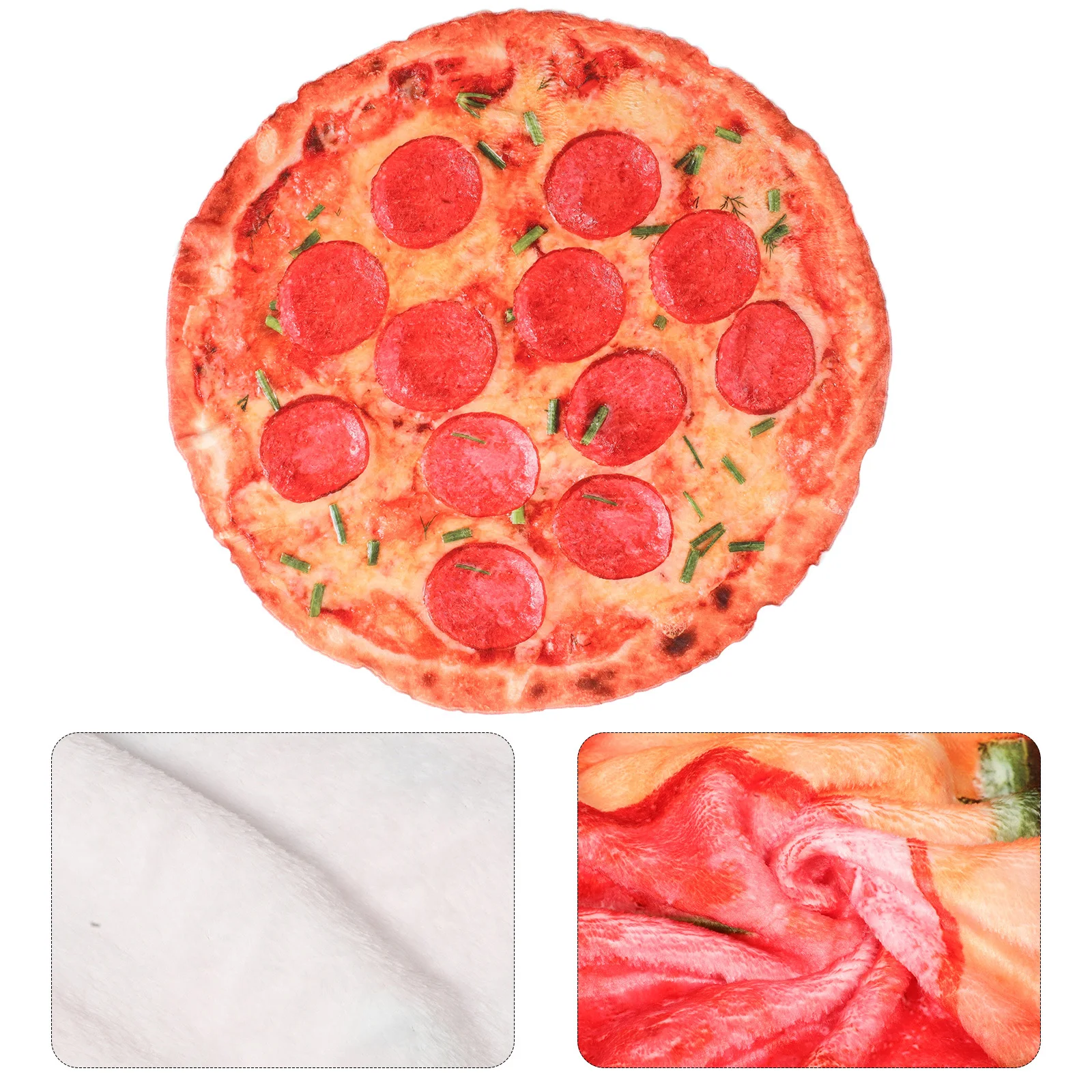 Soft Pizza Blanket Core Flannel Fabric Funny Round Food Blanket Warm Throw for Kids Adults Picnic Home Use Soft Pizza Blankets
Soft Pizza Blanket Core Flannel Fabric Funny Round Food Blanket Warm Throw for Kids Adults Picnic Home Use Soft Pizza Blankets