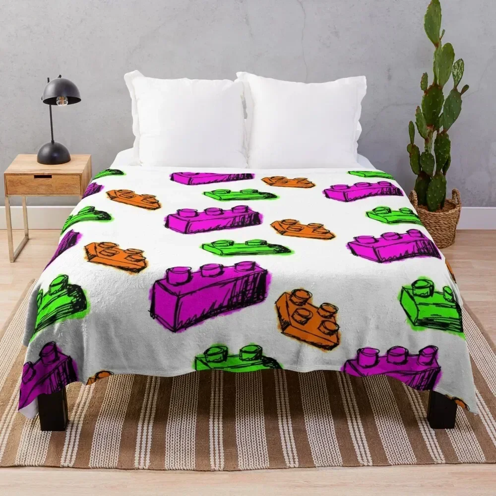 Secondary Colors Building Blocks Throw Blanket No Pilling Soft Warm Blanket for Bed
Secondary Colors Building Blocks Throw Blanket No Pilling Soft Warm Blanket for Bed