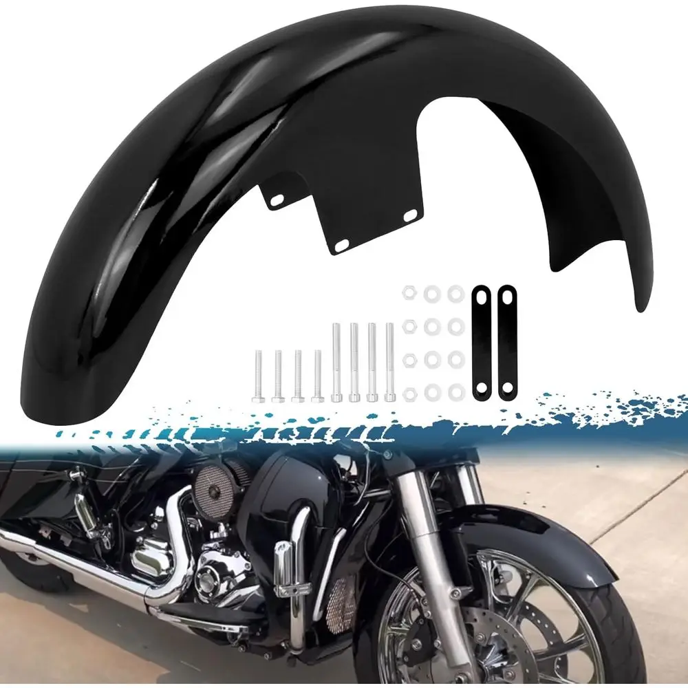 21 inch ront ender Black Motorcycle Wrap Mudguard or Bagger els it or Touring Road King Electra Glide Street Glide 120/R21
21 inch ront ender Black Motorcycle Wrap Mudguard or Bagger els it or Touring Road King Electra Glide Street Glide 120/R21