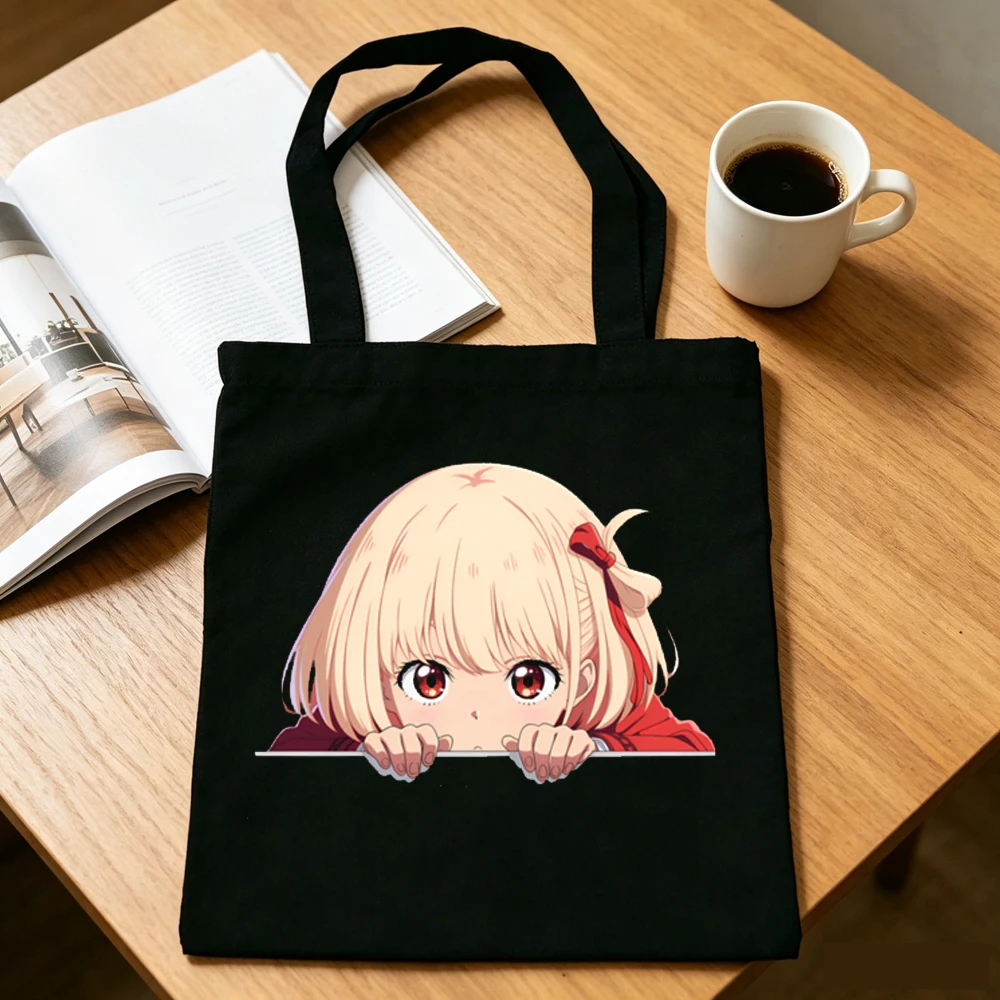 Lycoris Recoil tote bag canvas grocery personnalisable totebag bolsas de tela femme
Lycoris Recoil tote bag canvas grocery personnalisable totebag bolsas de tela femme