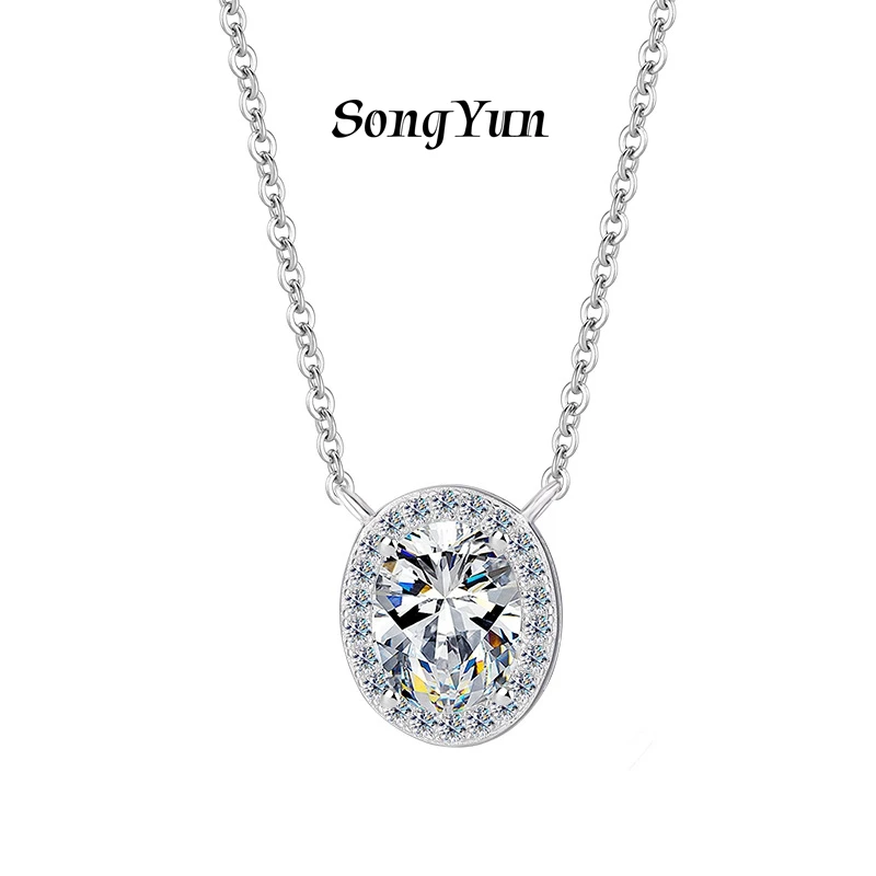 SONGYUN Luxury Jewelry 925 Sterling Silver Necklace Moissanite Diamond Lariat Promise Ladies 18K Gold Plated MST Patent Pendant
SONGYUN Luxury Jewelry 925 Sterling Silver Necklace Moissanite Diamond Lariat Promise Ladies 18K Gold Plated MST Patent Pendant