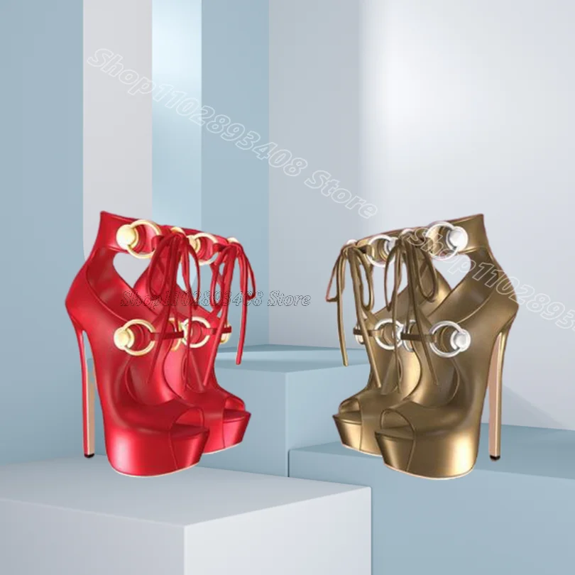 Red Lace up Platform Sandal Boots Open Toe New Stylish British Style Summer Women Casual Party Sandals 2025 Zapatos Para Mujere
Red Lace up Platform Sandal Boots Open Toe New Stylish British Style Summer Women Casual Party Sandals 2025 Zapatos Para Mujere