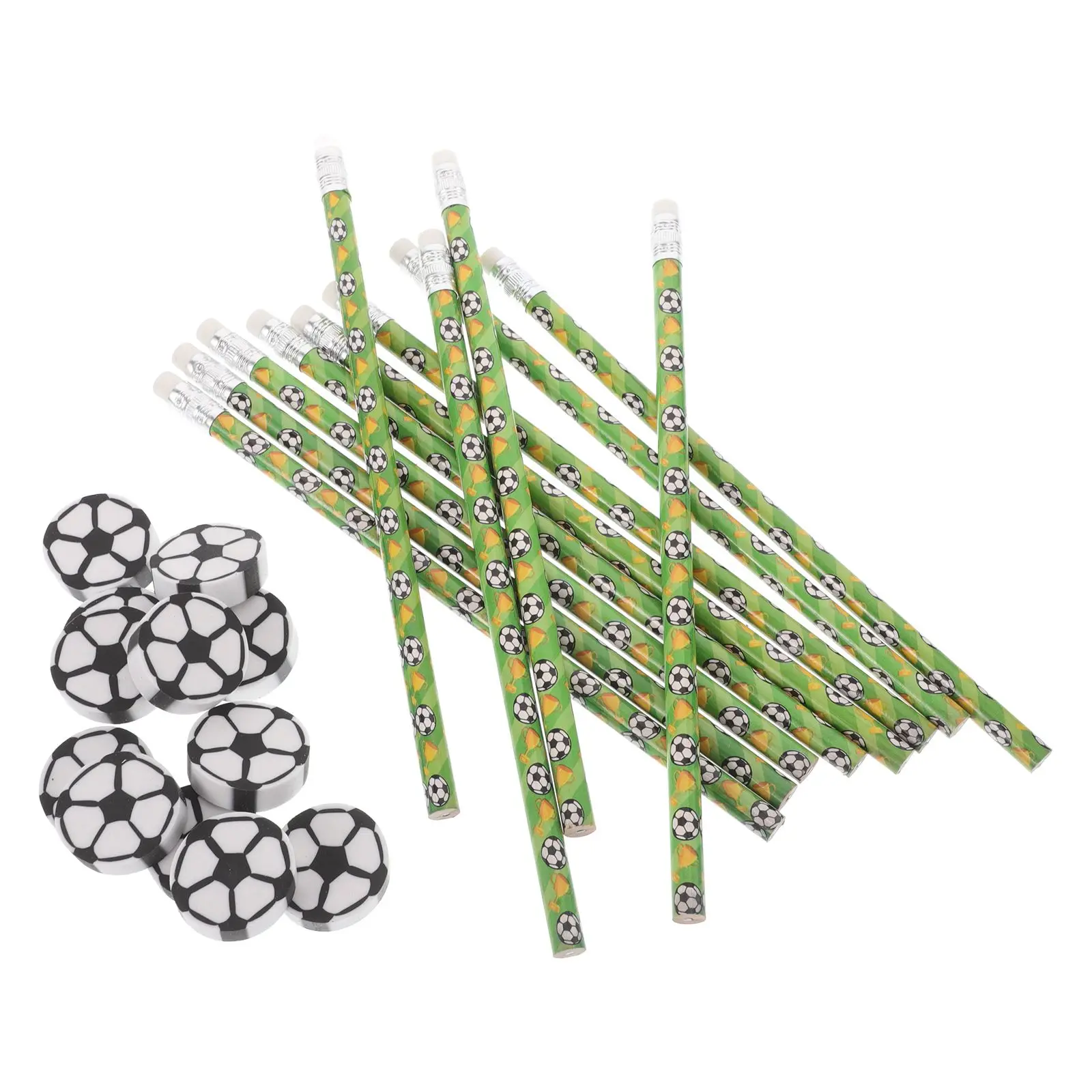 12 Pcs Football Pencils Soccer Erasers Wooden Pencils Student Party Favors Classroom Rewards Kids Writing Tools Lead Pencils
12 Pcs Football Pencils Soccer Erasers Wooden Pencils Student Party Favors Classroom Rewards Kids Writing Tools Lead Pencils