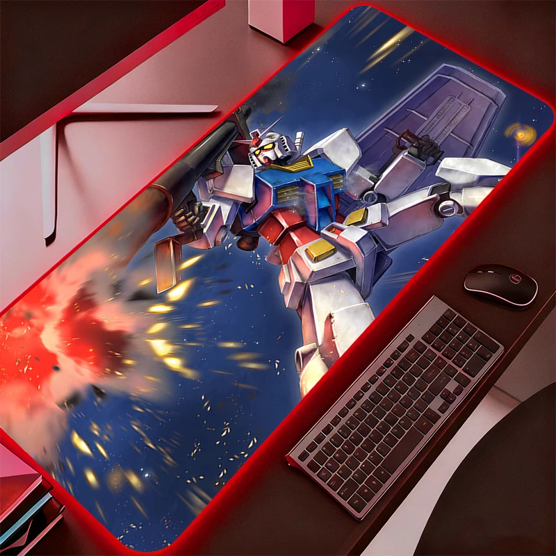 Mobile Suit Gundam Mouse Pad RGB Rubber PC Computer Gaming Accessories Mousepad Desk Mat LED Backlight Gamer Carpet
Mobile Suit Gundam Mouse Pad RGB Rubber PC Computer Gaming Accessories Mousepad Desk Mat LED Backlight Gamer Carpet