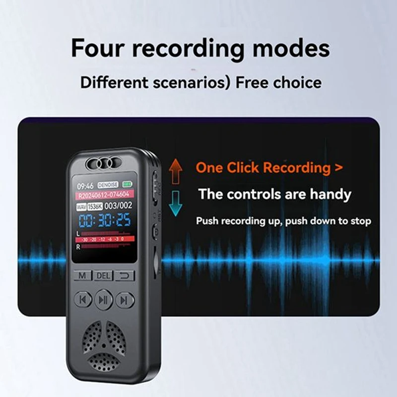 DYJ-zpDigital Диктофон MP3-плеер HD Шумоподавление WAV Аудиоплеер Портативная запись одной кнопкой
DYJ-zpDigital Диктофон MP3-плеер HD Шумоподавление WAV Аудиоплеер Портативная запись одной кнопкой