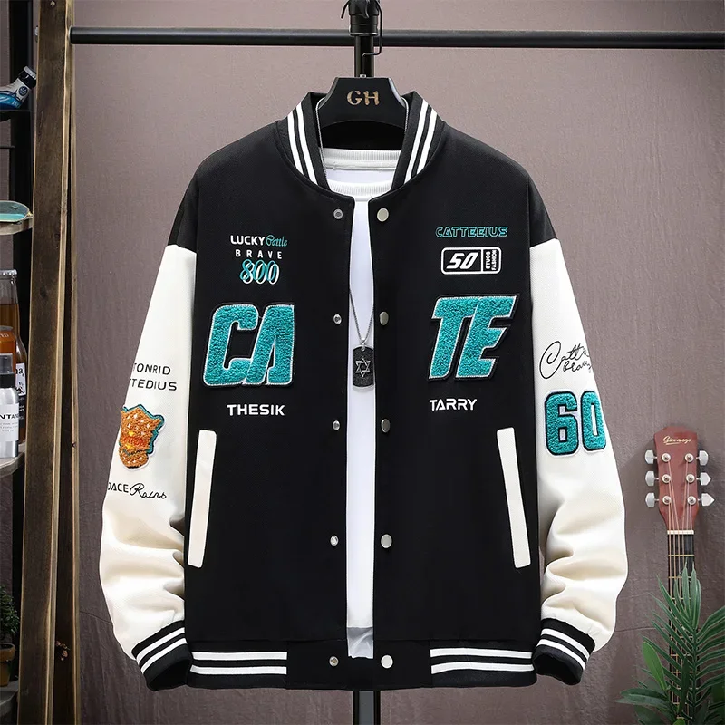 Casual Men's Outdoor Sports Baseball Jackets Uniform Spring Autumn Youth Streetwear Bomber Coats Unisex Slim Fit Tops Clothi
Casual Men's Outdoor Sports Baseball Jackets Uniform Spring Autumn Youth Streetwear Bomber Coats Unisex Slim Fit Tops Clothi