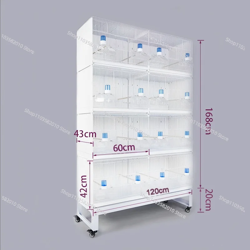 Large multi-layered bird cage - modular and expandable for long-term use without replacement
Large multi-layered bird cage - modular and expandable for long-term use without replacement