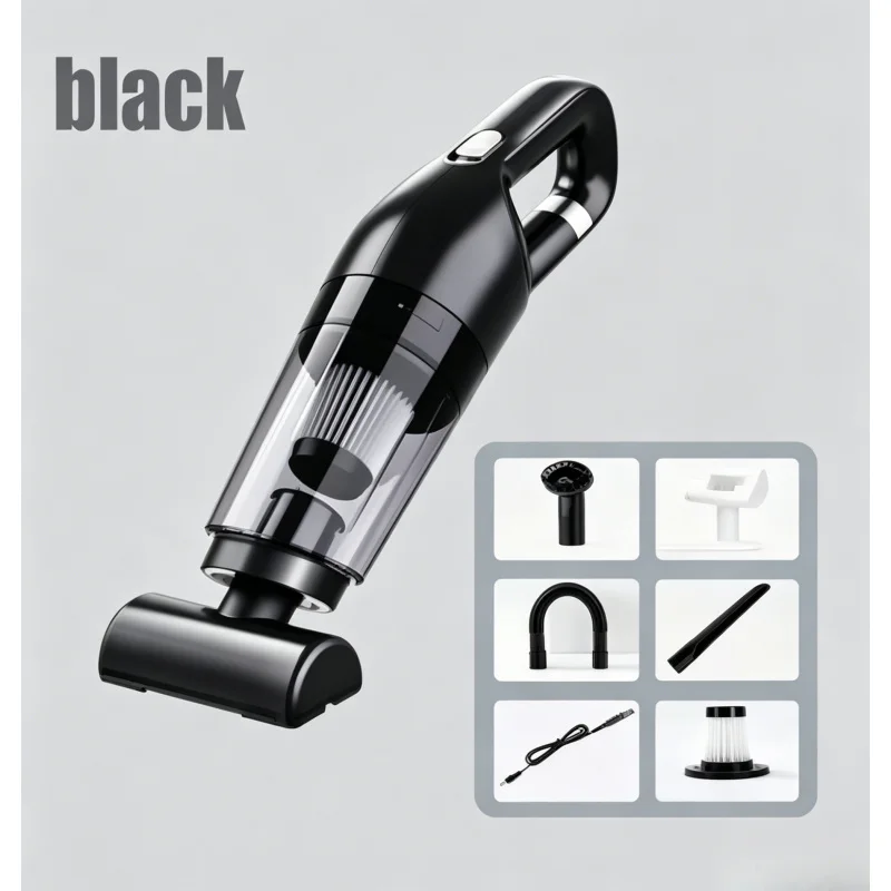 High Suction Handheld Vacuum Cleaner Portable Dual-use Water Absorption Cleaning Tool for Car Home
High Suction Handheld Vacuum Cleaner Portable Dual-use Water Absorption Cleaning Tool for Car Home