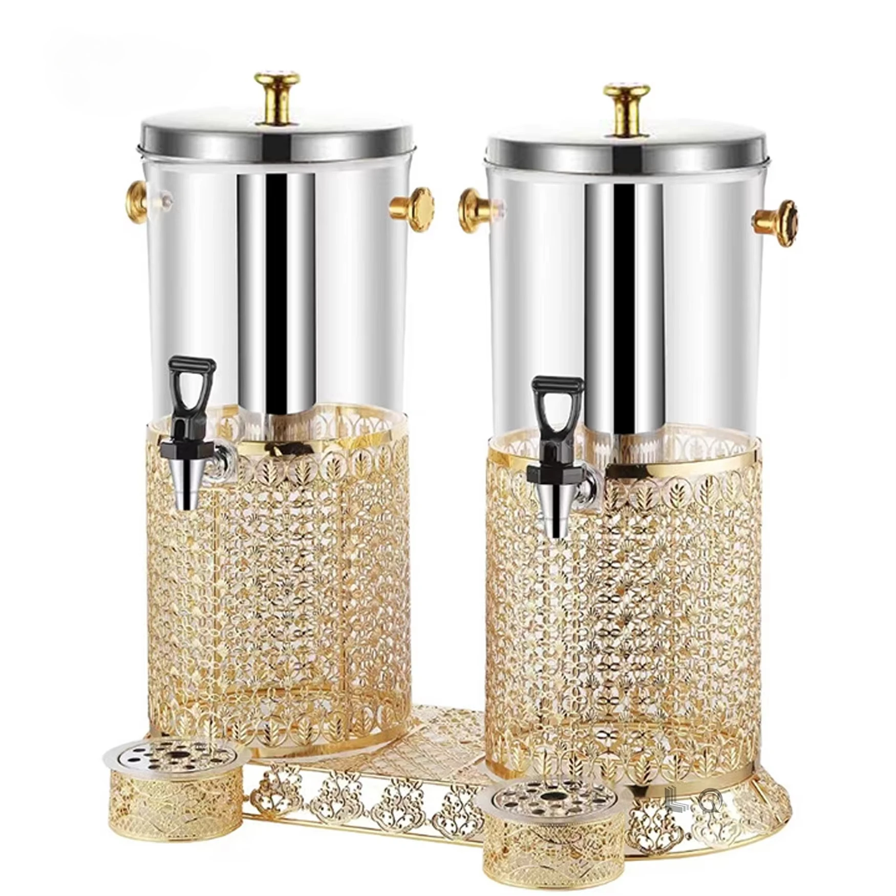 Hotel Catering Heating Drink Container 16L Golden Luxury Juice Dispenser Cold Drink Beverage Stainless Steel Coffee Dispenser
Hotel Catering Heating Drink Container 16L Golden Luxury Juice Dispenser Cold Drink Beverage Stainless Steel Coffee Dispenser