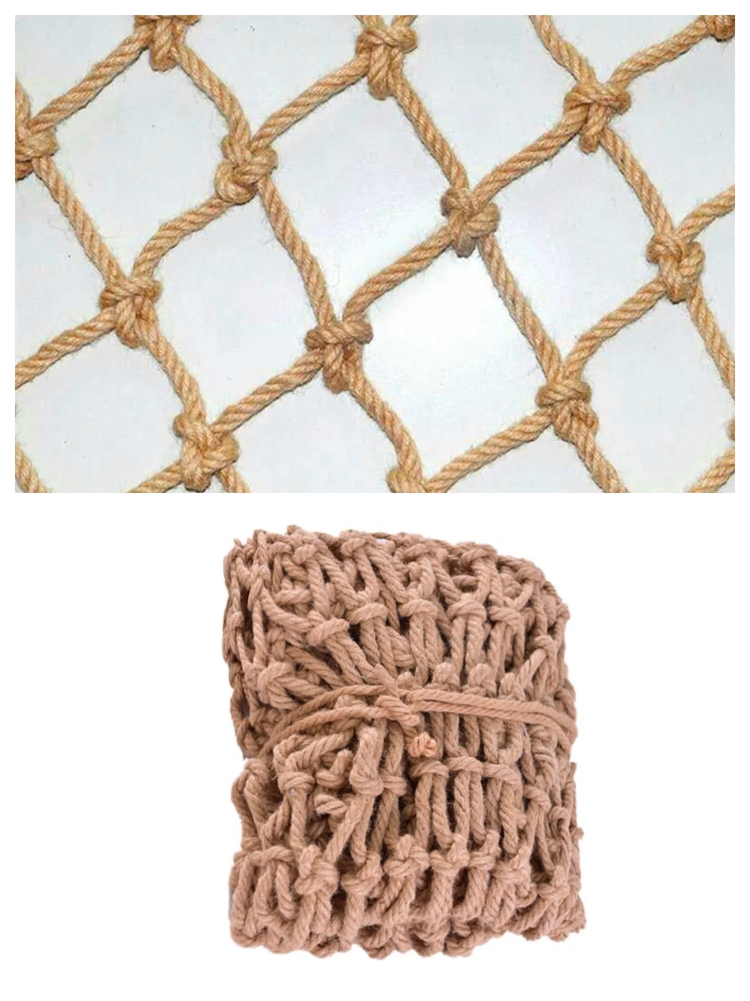 Child Safety Climbing Net Hand Made Jute Rope Net Stair Protective Fencing Mesh Home Decoration Ceiling Plant Support Net
Child Safety Climbing Net Hand Made Jute Rope Net Stair Protective Fencing Mesh Home Decoration Ceiling Plant Support Net