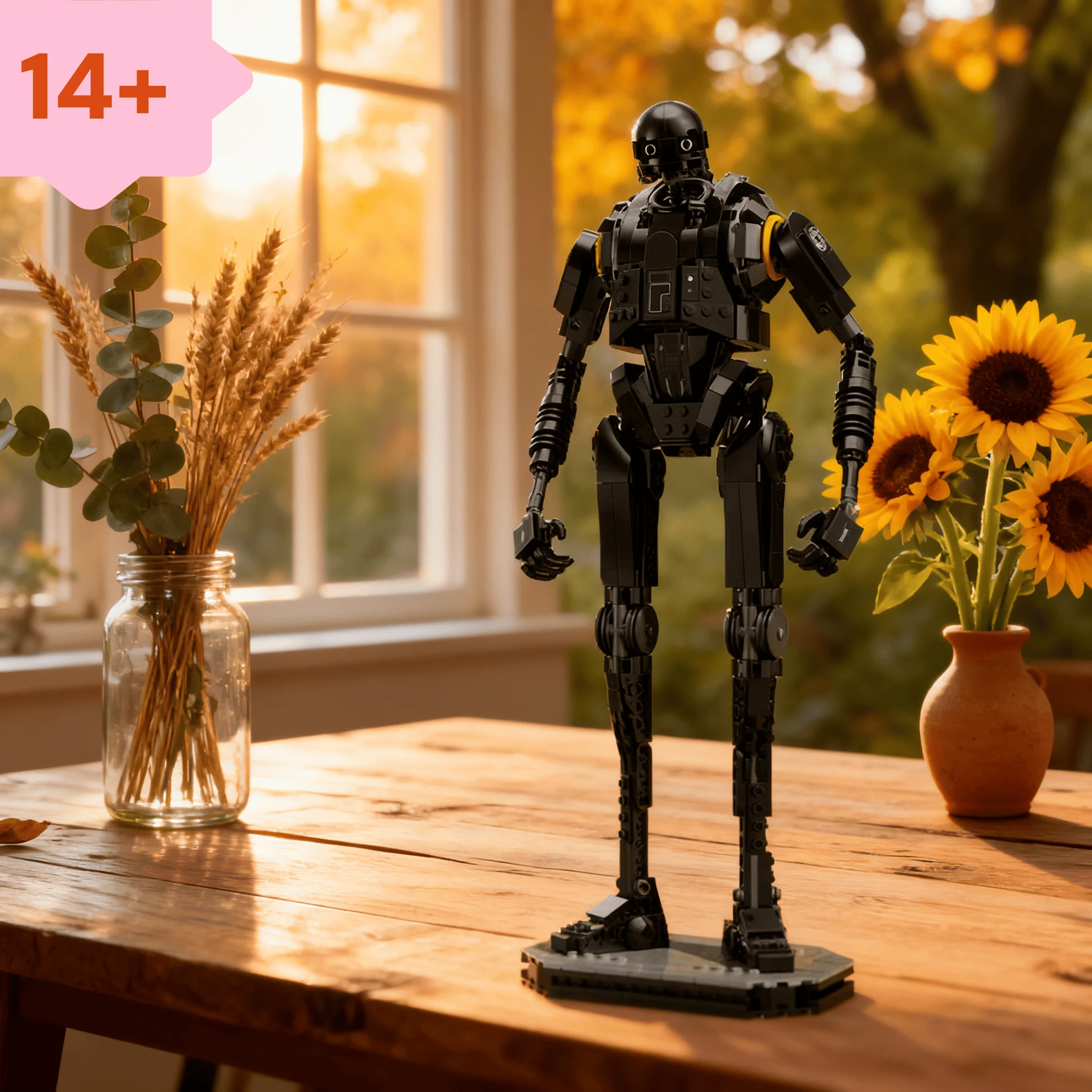 2026 new technology creative black robot modular assembly mechanical brick assembly toy adult gift collector
2026 new technology creative black robot modular assembly mechanical brick assembly toy adult gift collector