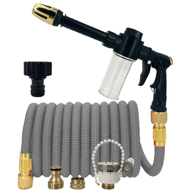 1PC High Pressure Garden Water Hose Expandable Flexible Stripes Pipes for Garden Farm Irrigation Car Wash TPE Reel Hose Gun
1PC High Pressure Garden Water Hose Expandable Flexible Stripes Pipes for Garden Farm Irrigation Car Wash TPE Reel Hose Gun
