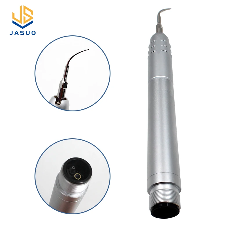 Dental Ultrasonic Air Scaler With 3 Tips Scaling Handpiece Frequency Pneumatic Scaler 2/4 Holes Tooth Calculus Remover Cleaner
Dental Ultrasonic Air Scaler With 3 Tips Scaling Handpiece Frequency Pneumatic Scaler 2/4 Holes Tooth Calculus Remover Cleaner