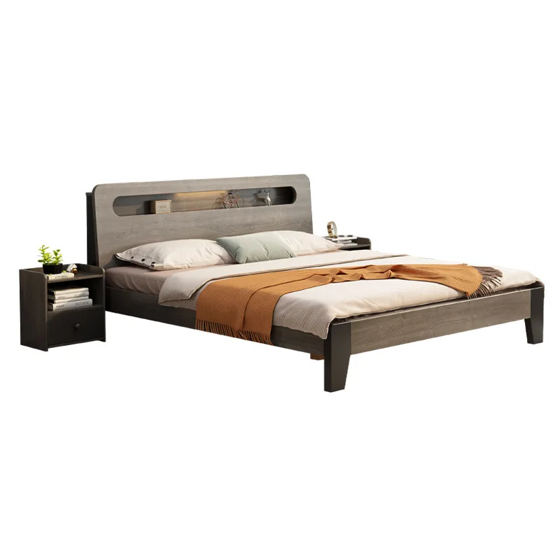 Nordic solid wood, home, master bedroom bed, double bed, homestay
Nordic solid wood, home, master bedroom bed, double bed, homestay